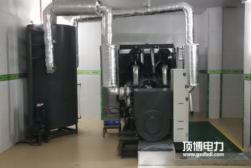 广西铁投三岸投资有限公司订购800KW上柴广西顶博发电机组制造一台