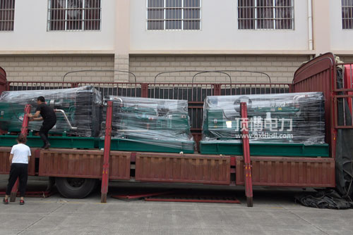 广西彭氏建红达贸易有限公司全新升级2台600kw上海嘉柴广西顶博发电机组制造